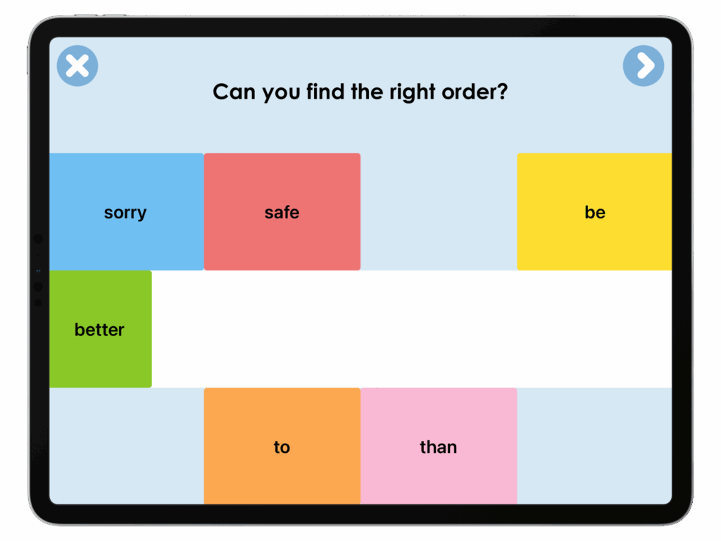 multi-sensory learning games - screenshot 2